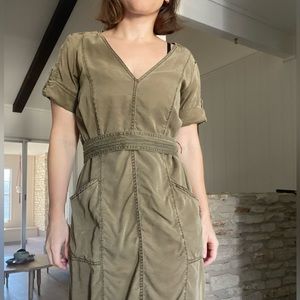 Anthropologie Olive Dress